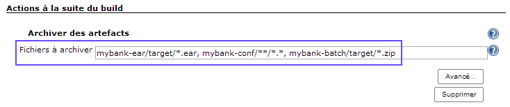 jenkins-archiver-artefacts