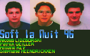 Souvenir de l&amp;rsquo;équipe Soft La Nuit, créatrice du jeu Black Hell