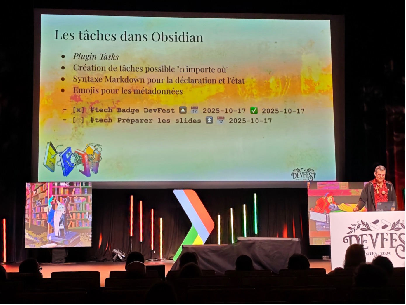 Photo du talk de oani Cross à DevFest Nantes 2025