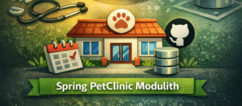 Bannière Spring PetClinic Modulith